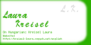 laura kreisel business card